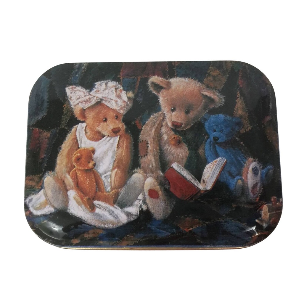 Vanilla Scented Candle in Giftco Tin Box Beary Good Book Stewart Sherwood